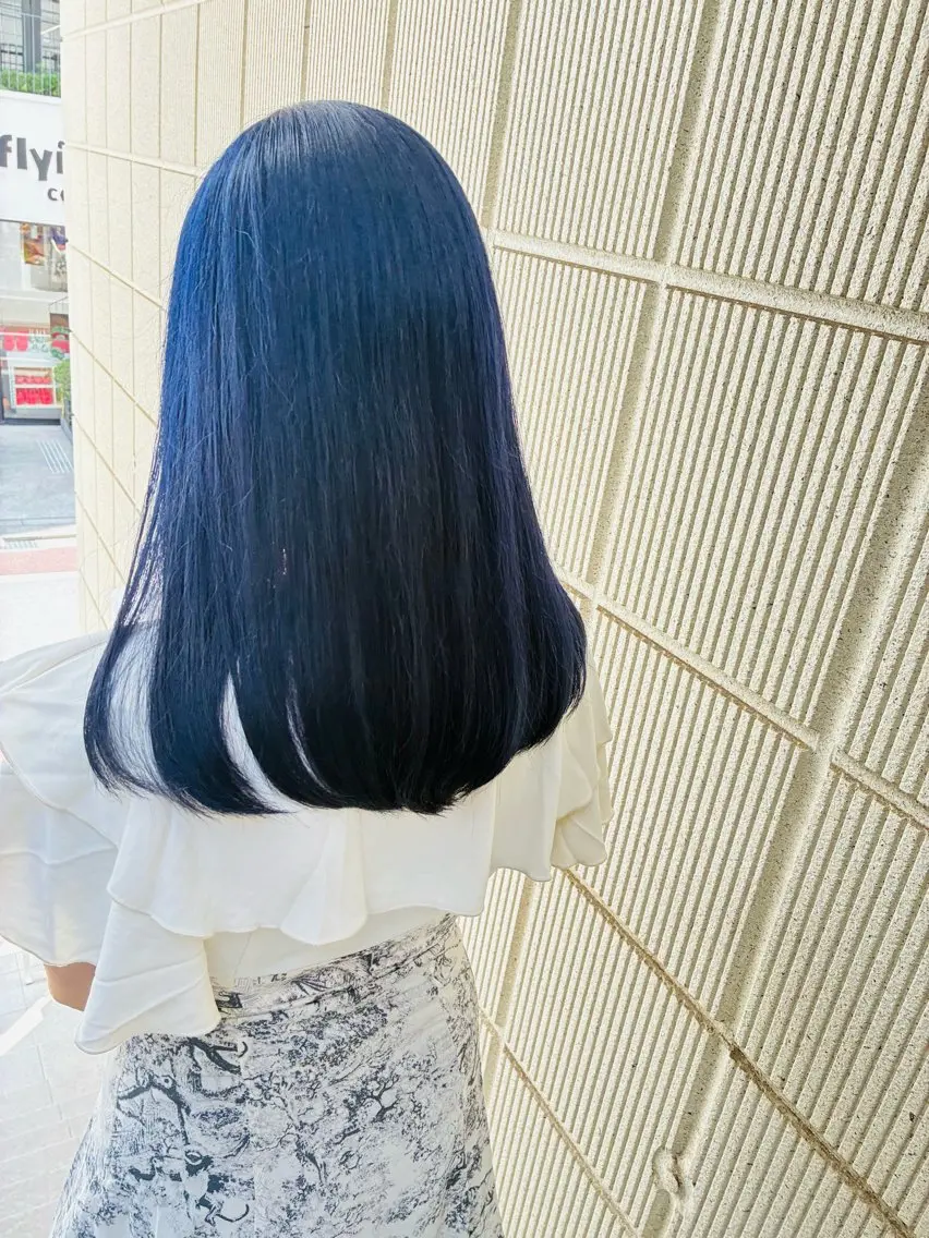 ロング ケアカラー カット ヘアカラー トリートメント Zina吉祥寺／ Yumikaのヘアスタイル