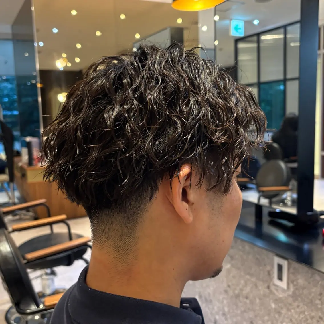 パーマ メンズ カット パーマ 最安値モデル募集✨️ sayuri🍓のヘアスタイル