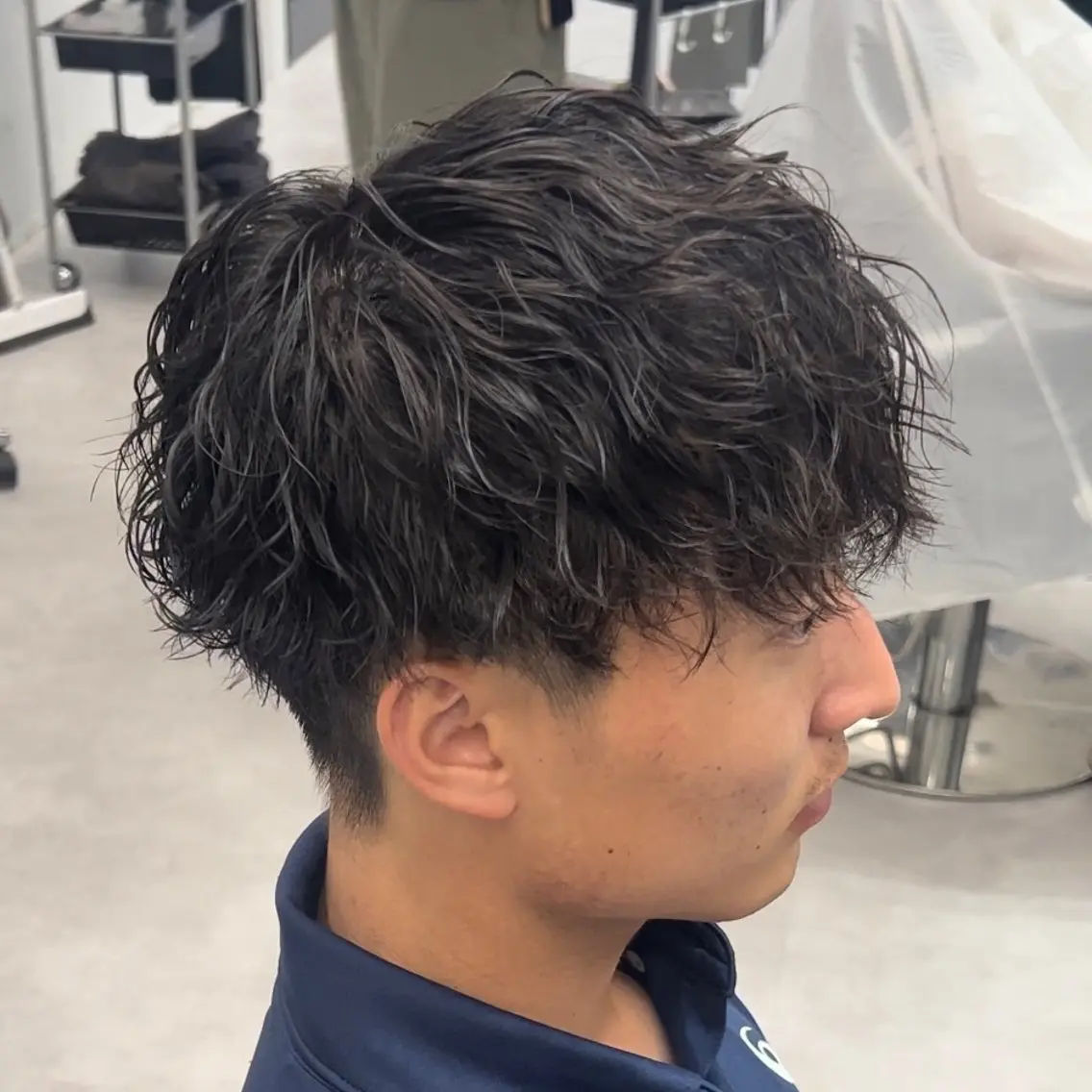 パーマ メンズ マッシュ メンズパーマ ツイストスパイラルパーマ スパイラルパーマ 【メンズ特化美容室】 LIBERのヘアスタイル
