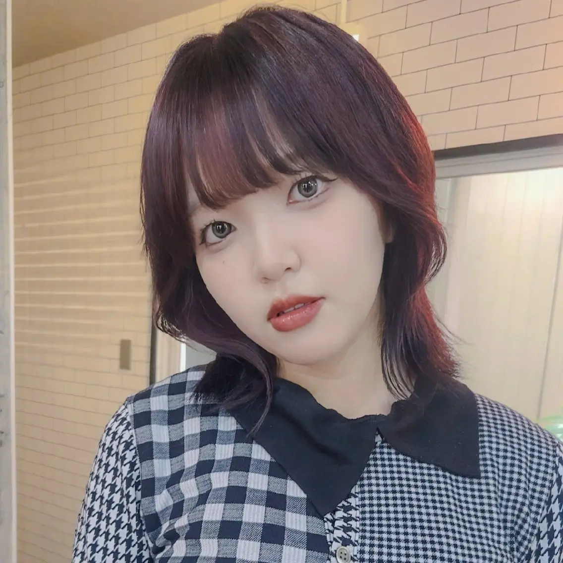 カラー ヘアカラー トリートメント 艶髪縮毛矯正×透明感 カラー◎mikuのヘアスタイル