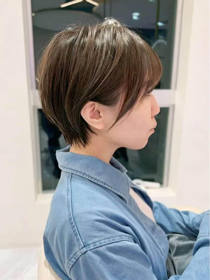 ショート カラー 透明感カラー ショートヘア カット 🌟TOSHI/透明 感カラー/ショートのヘアスタイル