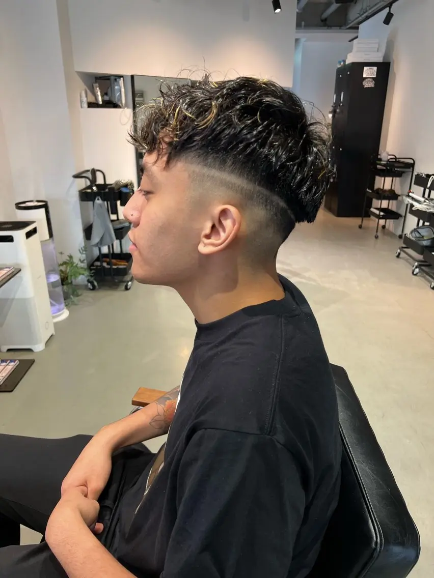 ショート パーマ メンズ カット パーマ パーマ職人 Mizukiのヘアスタイル