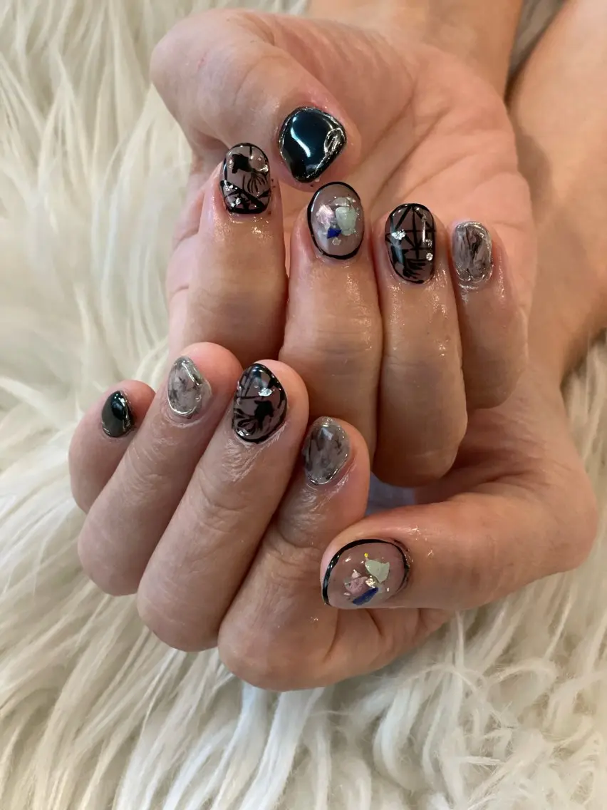 ネイル アートネイル ハンドネイル 88-nail. AKANEのネイルデザイン