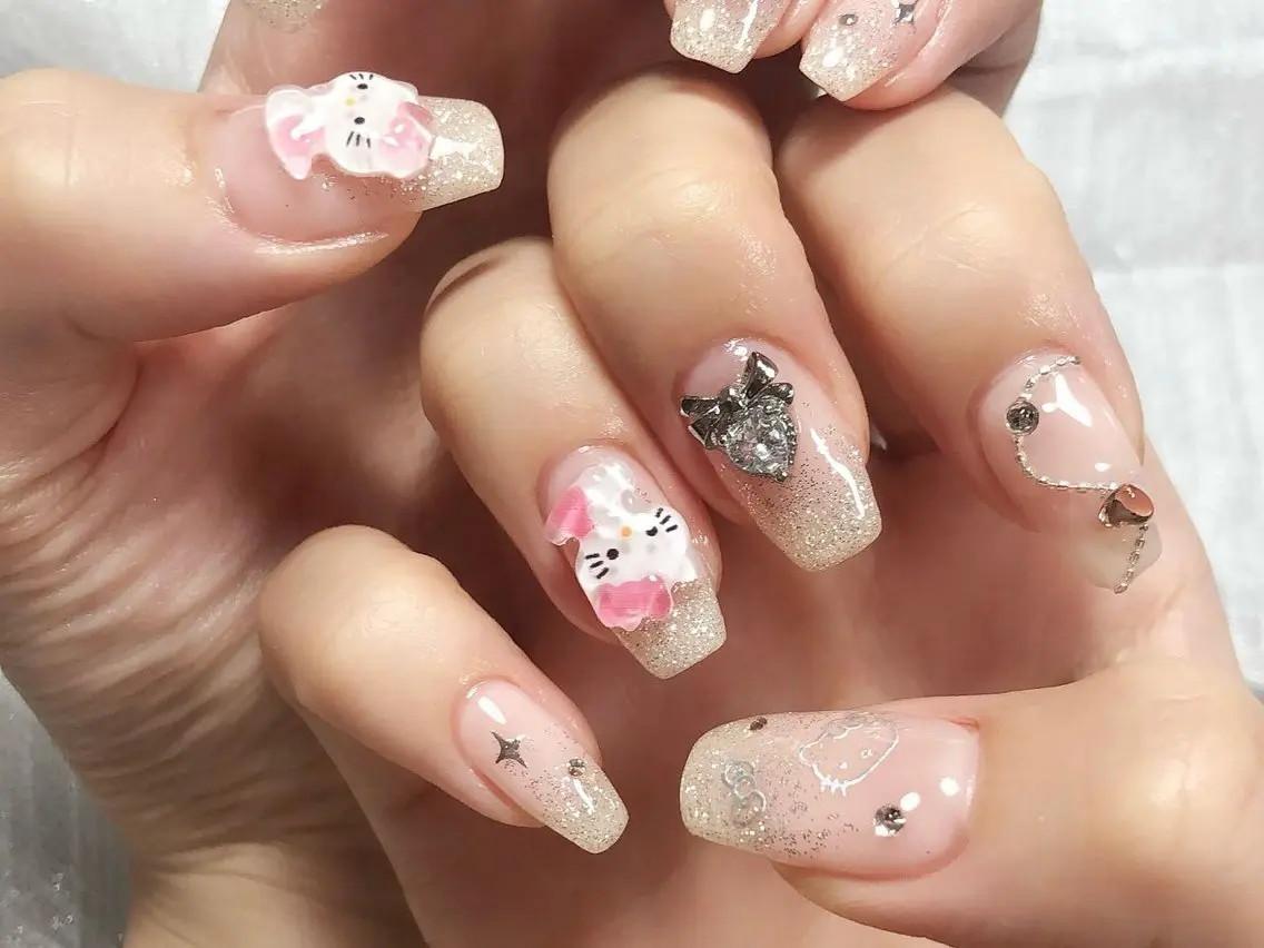 ネイル 持ち込み ハンドネイル ハンドケア 💕Dreamy KIYO💕のネイルデザイン