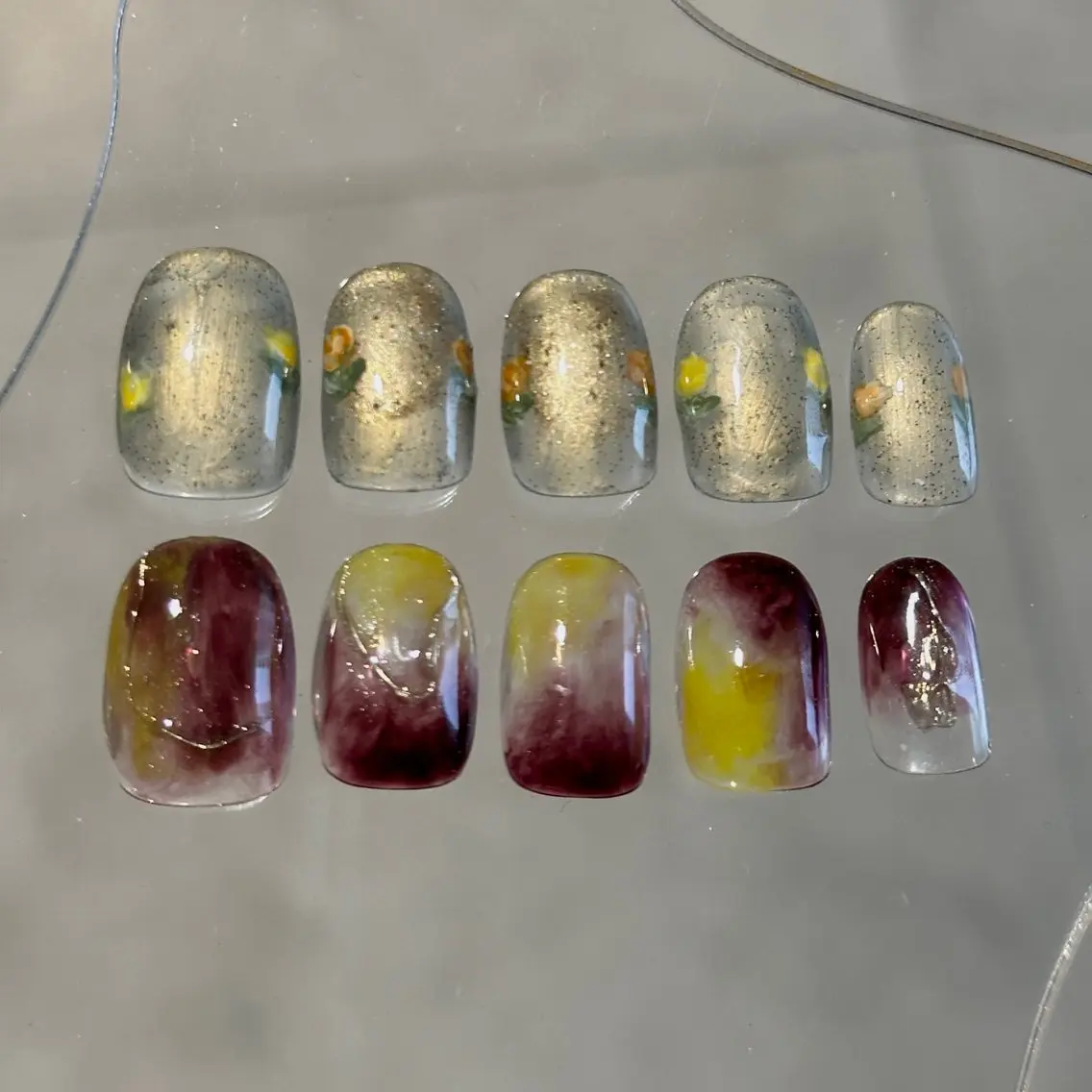 ネイル ニュアンスネイル ハンドネイル mano Hiroeのネイルデザイン