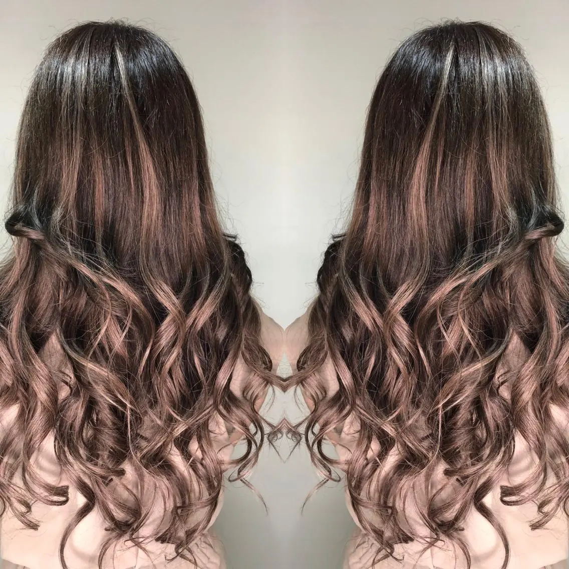 ロング カラー ヘアアレンジ バレイヤージュ ブリーチ ケアブリーチ デザインカラー ハイライトカラー レイヤー/エクステ alpha下妻のヘアスタイル