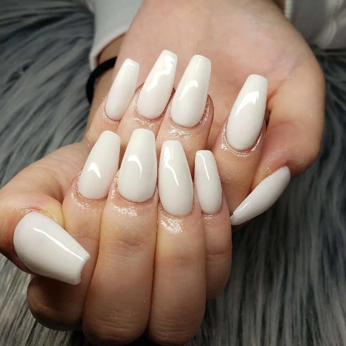 ネイル ロングネイル ワンカラーネイル スカルプネイル ハンドネイル Nail salon Coco【溝の口駅】のネイルデザイン