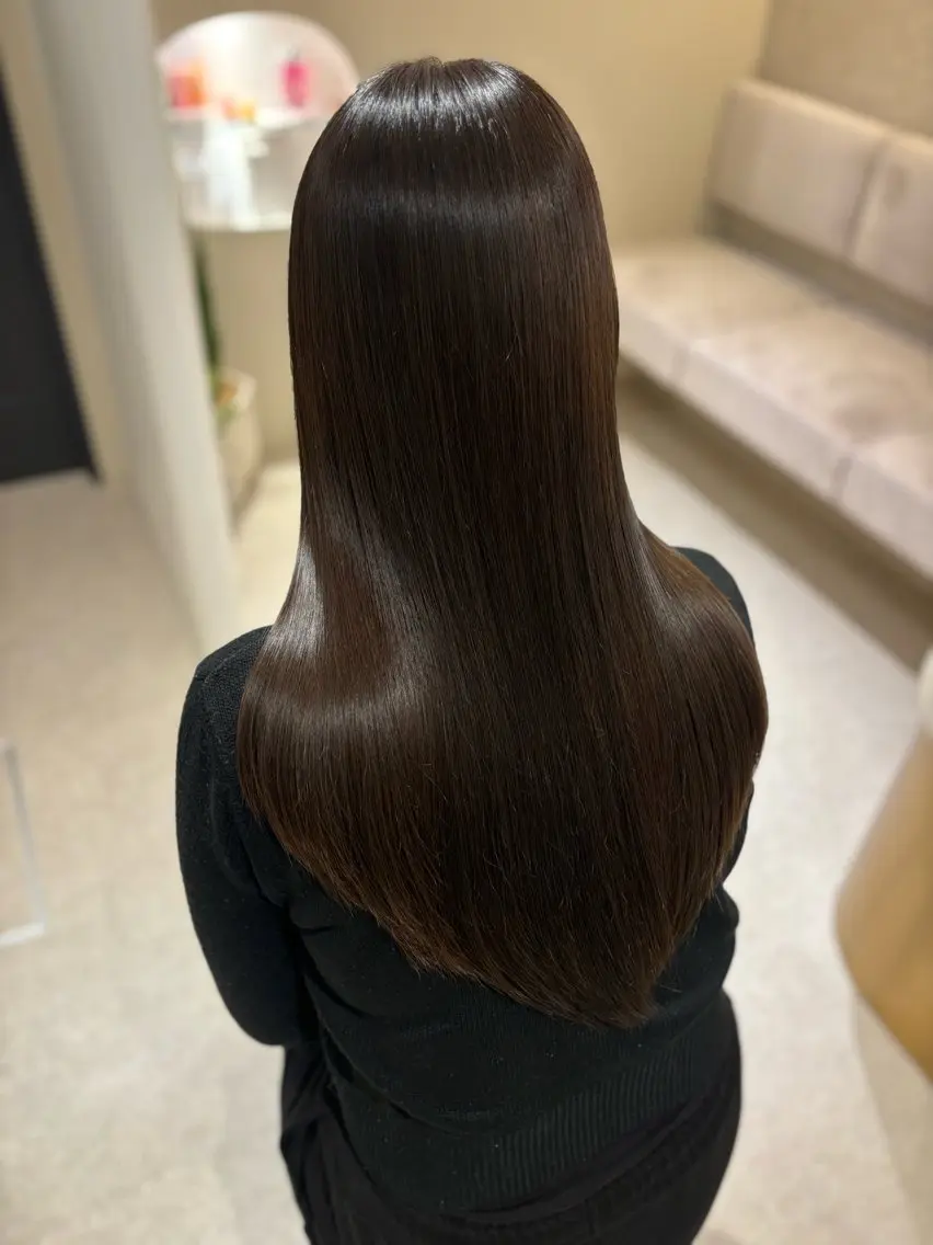 ロング 縮毛矯正 トリートメント ULTOWA/銀座 ERIのヘアスタイル