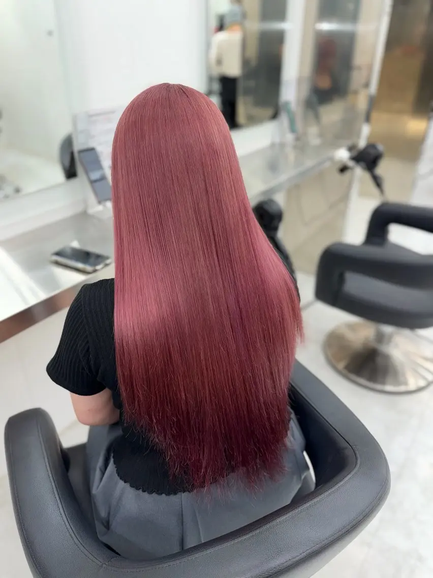 ロング カラー ヘアアレンジ ヘアカラー トリートメント ヘアセット 透明感カラー🎀艶髪 Anju/渋谷🎀のヘアスタイル