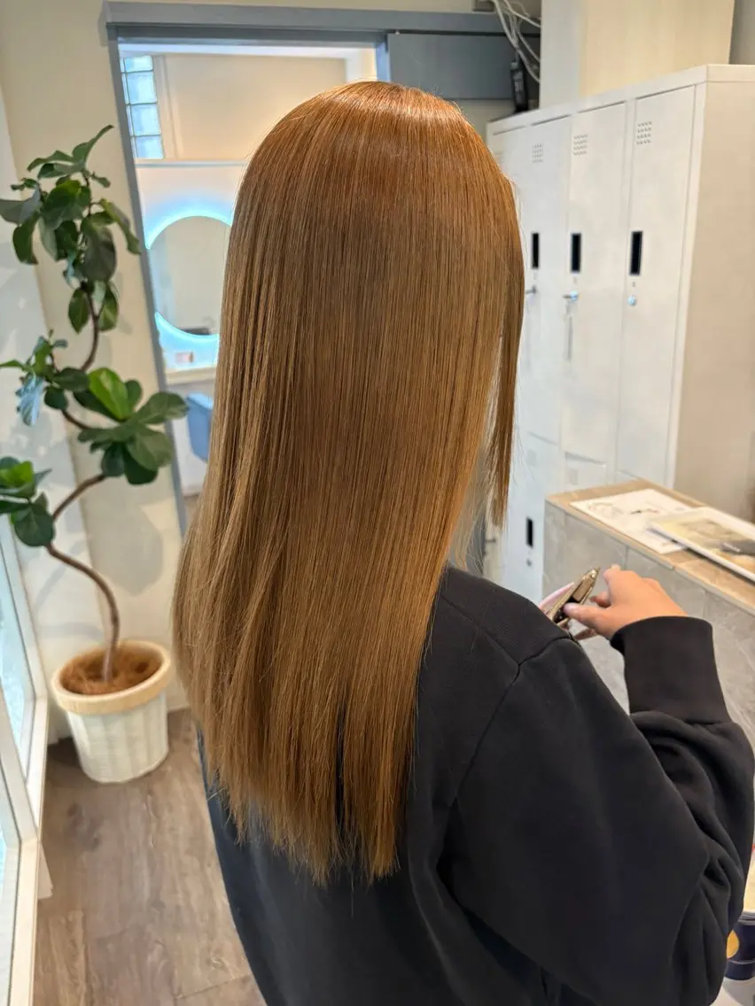 ロング カラー 髪質改善 辻田 直樹のヘアスタイル