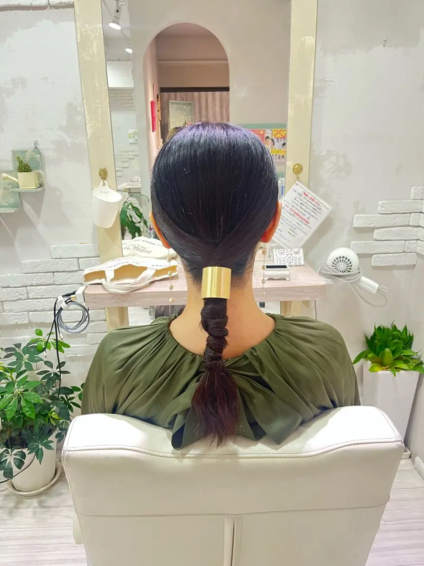 ヘアアレンジ 坂口 愛のヘアスタイル