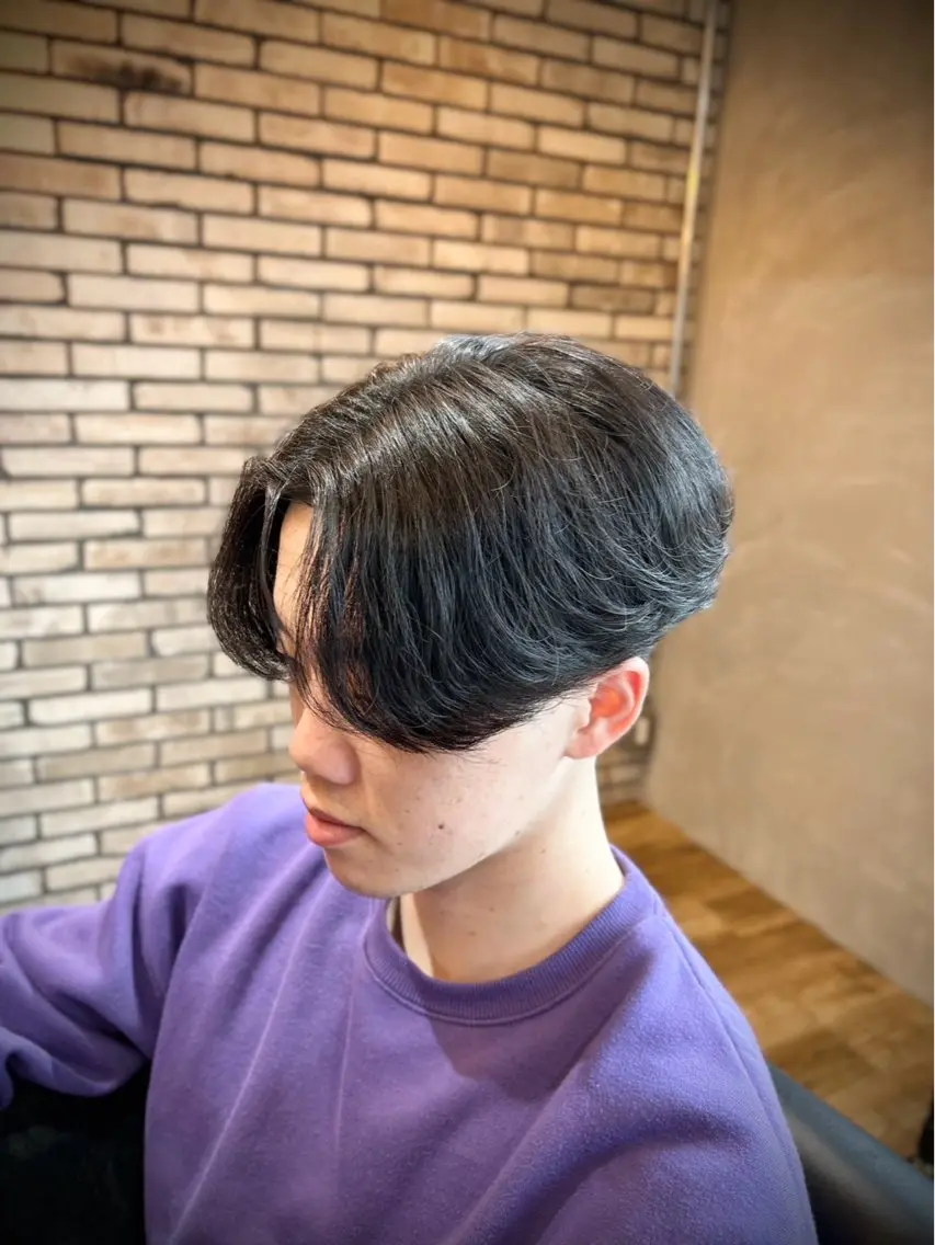ミディアム 糸山 大輔のヘアスタイル