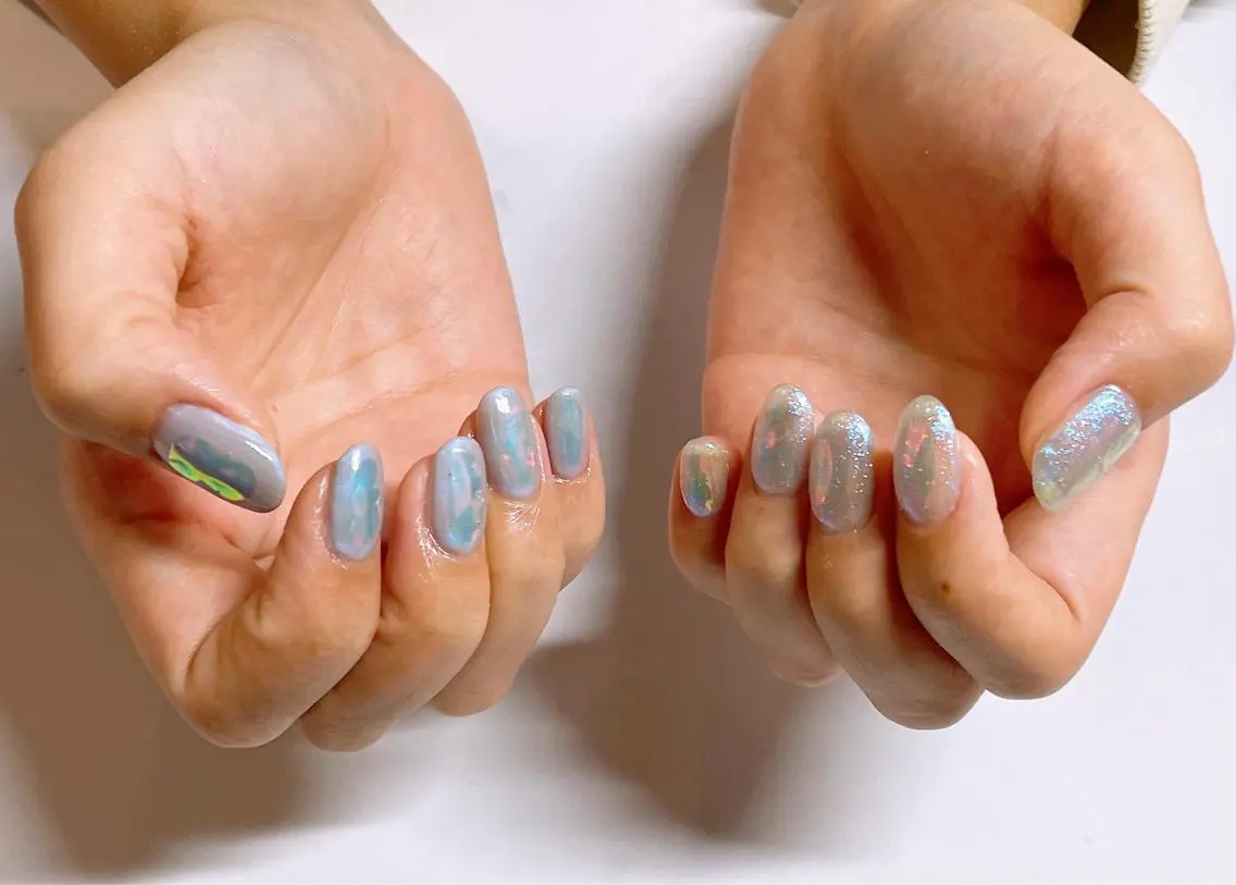 ネイル ハンドネイル VIERU 🌈🎀💖のネイルデザイン