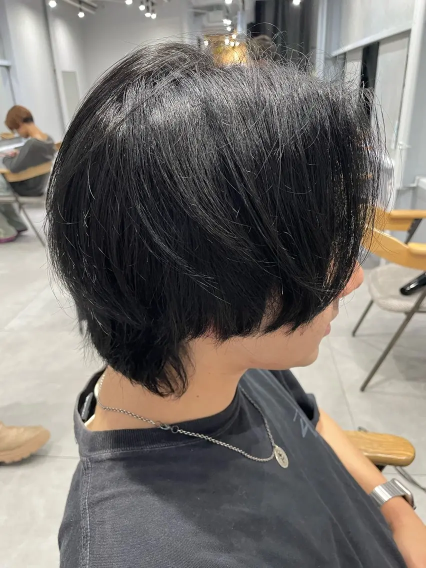 ショート メンズ メンズ就活ヘア ヘアカラー ヘッドスパ 吉田 凱翔のヘアスタイル