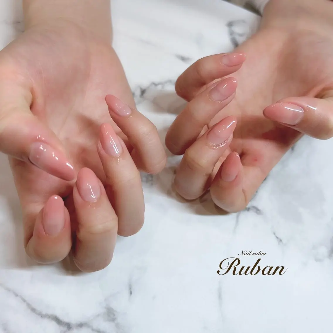 ネイル グラデーション オフィスネイル Nail salon Rubanのネイルデザイン