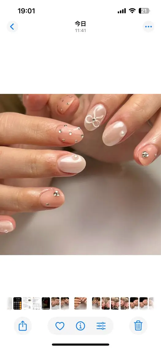 ネイル ブライダルネイル ballie／小野原 なつみのネイルデザイン