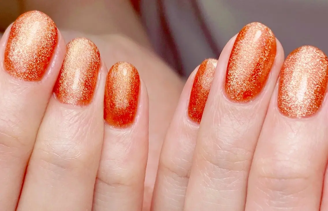 ネイル オレンジ ハンドネイル Nail Salon K 🧸美爪育成のネイルデザイン