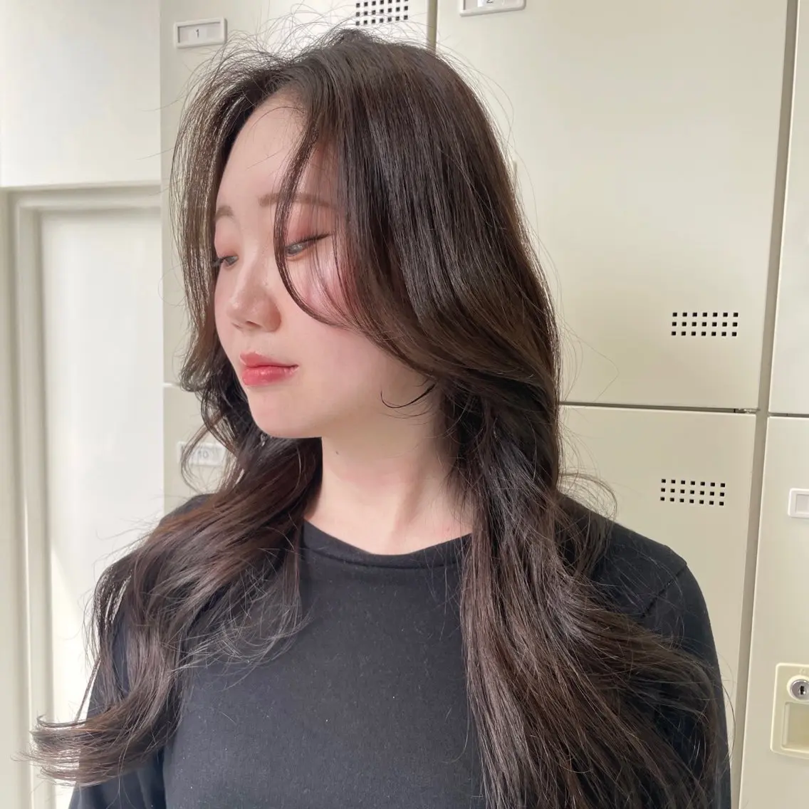 ロング ヘアカラー MOE 福岡韓国ヘア✧︎のヘアスタイル