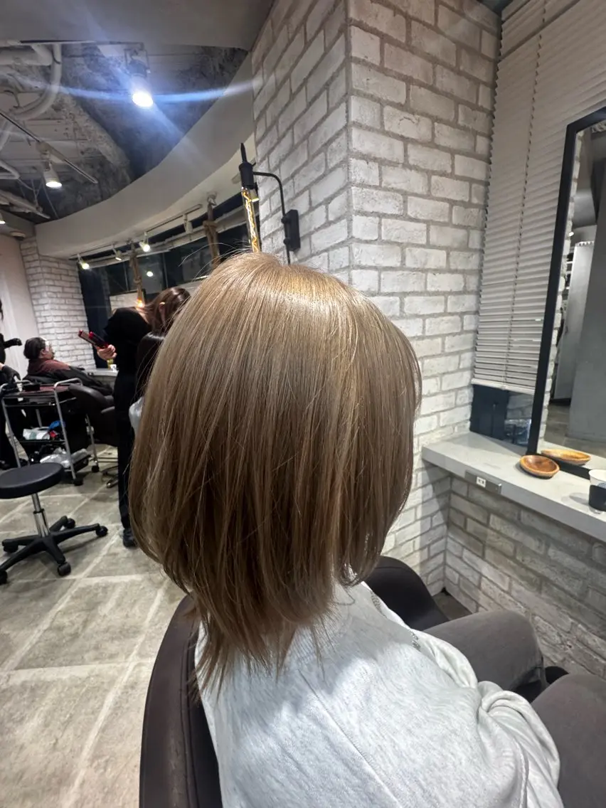 ショート カラー ヘアカラー ハイトーンカラー/ 田中和磨のヘアスタイル