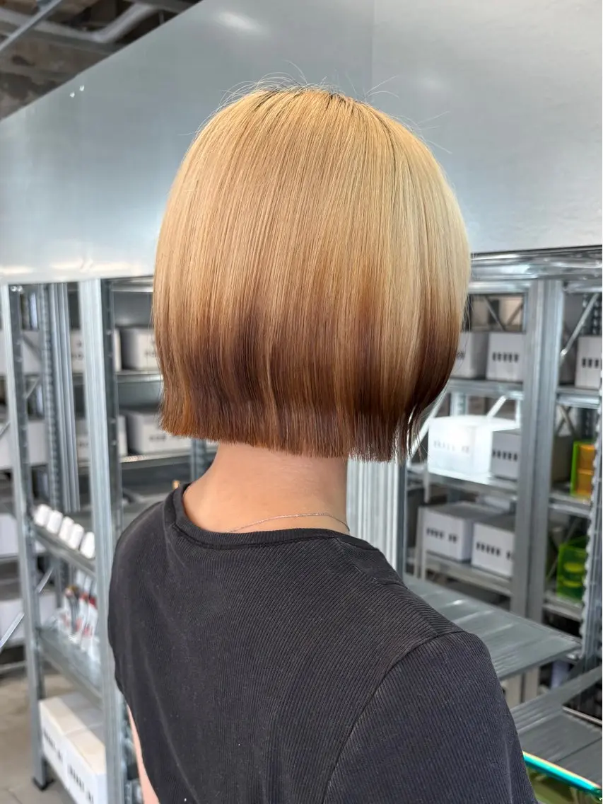 ショート カット トリートメント ヘッドスパ 🩵 縮毛矯正/ボブ 🩵佐藤 さくらのヘアスタイル