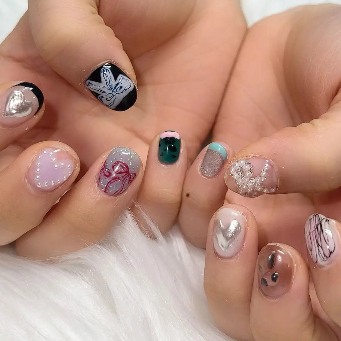 ネイル ハンドネイル 【Yappy🌈】 💖P-tanaのネイルデザイン