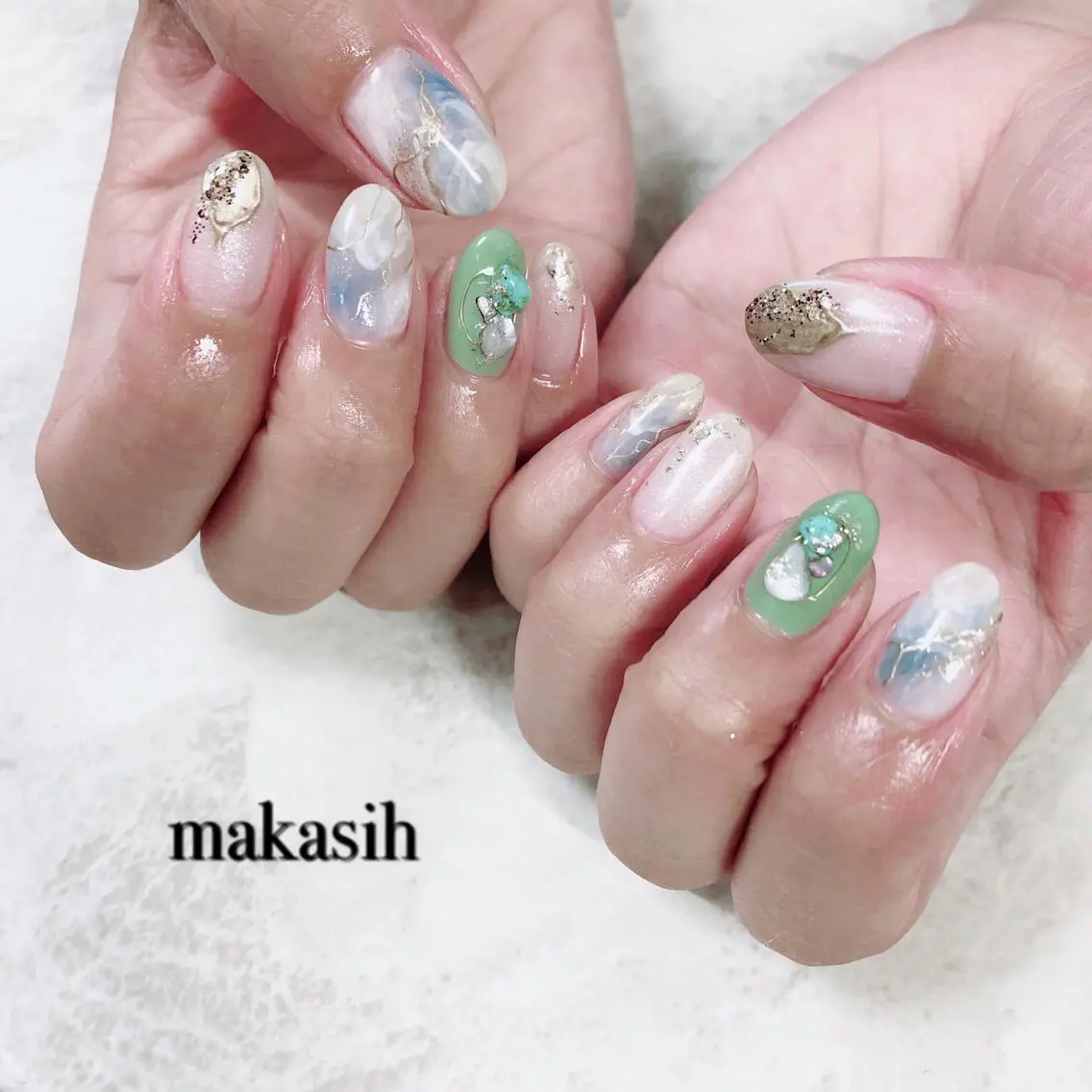 ネイル 夏ネイル 濱田 美菜子のエステ・リラクイメージ