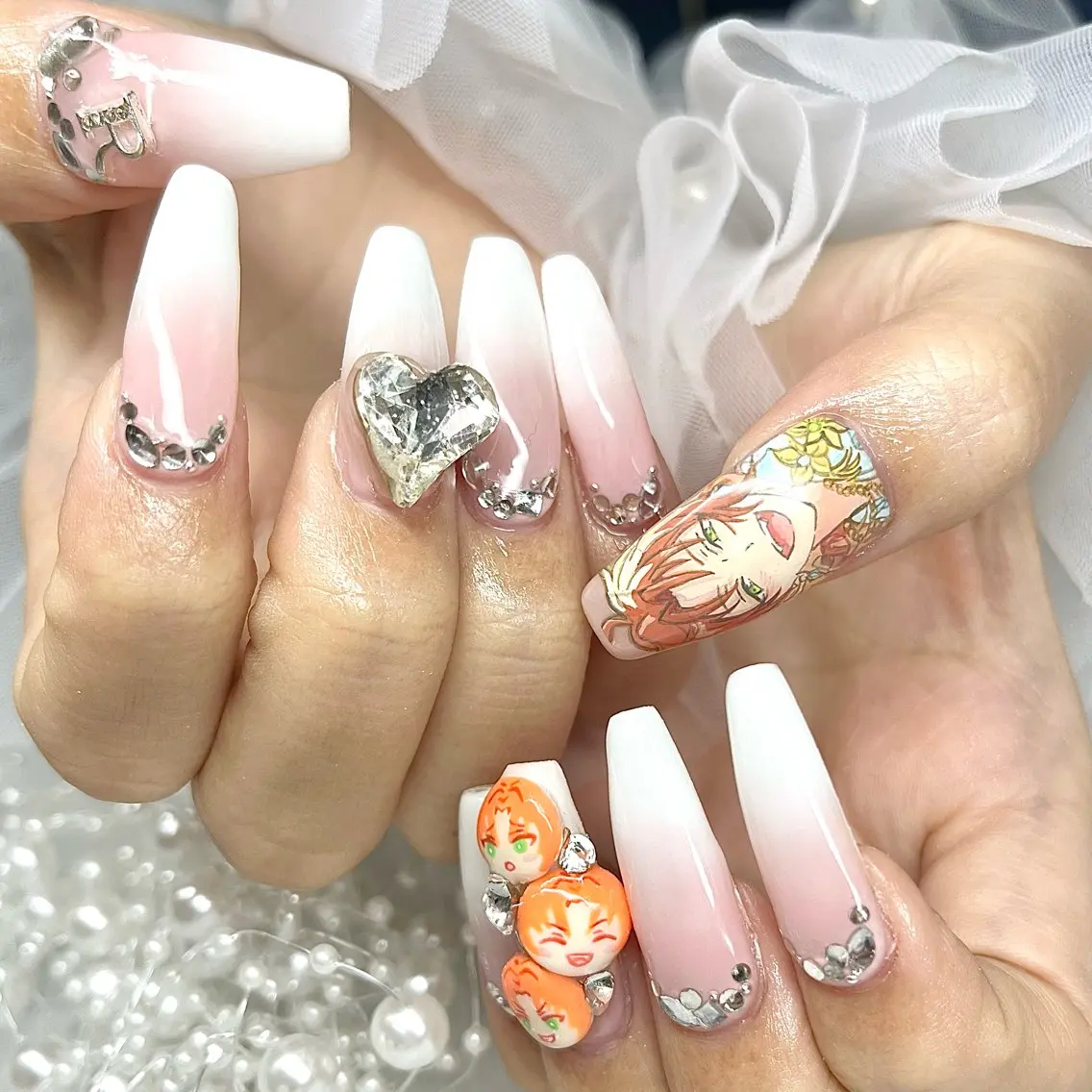 ネイル ハンドネイル 池袋痛ネイル Nok. 渡辺のネイルデザイン