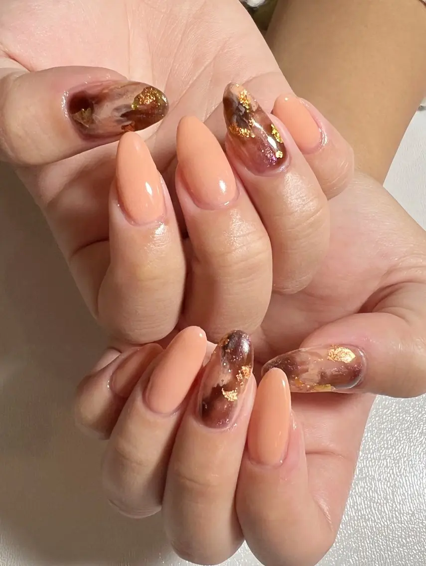 ネイル シンプルネイル ハンドネイル private salon mieのネイルデザイン