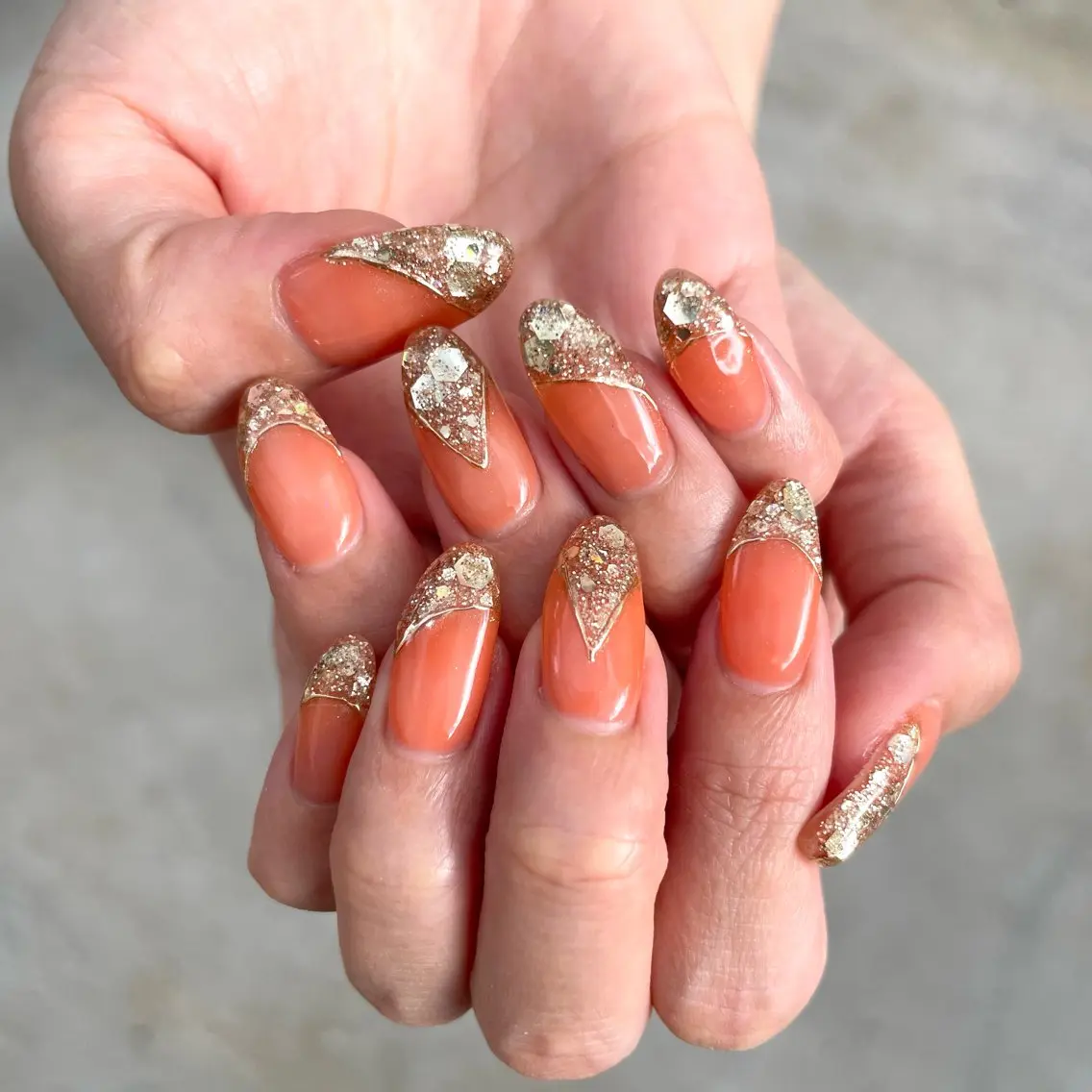 ネイル ハンドネイル Sea  nail by emaのネイルデザイン