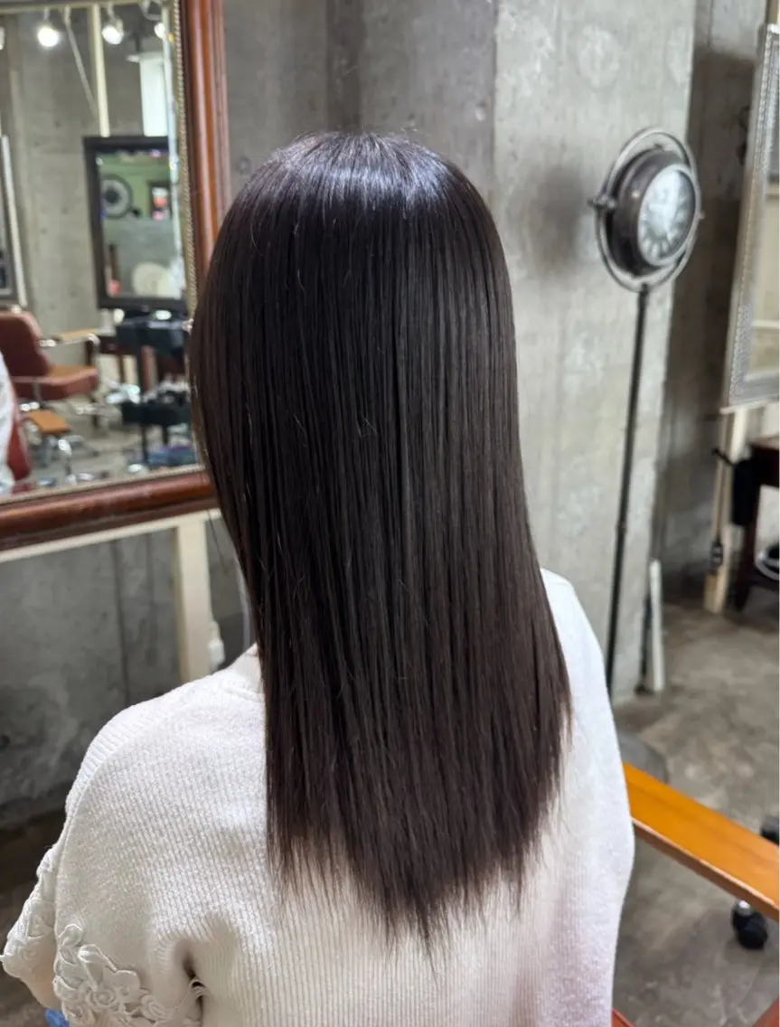 ロング トリートメント 艶カラー/髪質改善 🩶Yukiのヘアスタイル