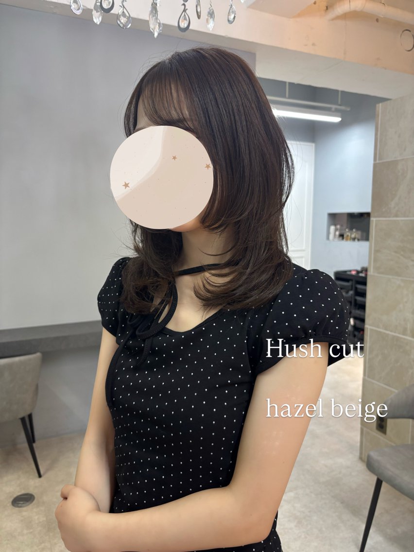 ミディアム カット ヘアカラー 佐藤 宰  OZ桑野店のヘアスタイル