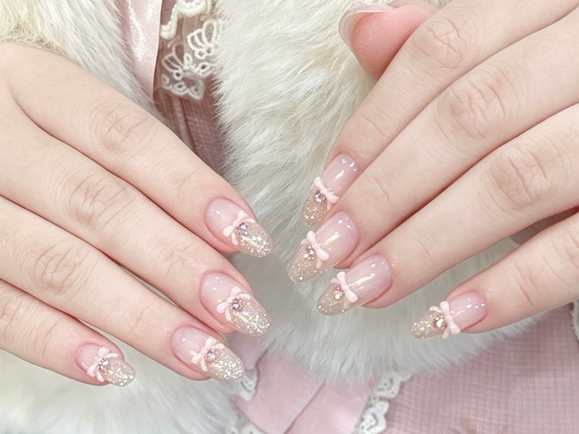 ネイル ブラウン フットネイル フレンチネイル グラデーション 氷ネイル・うるうるネイル ハンドネイル Mixx Nail_ Studioのネイルデザイン