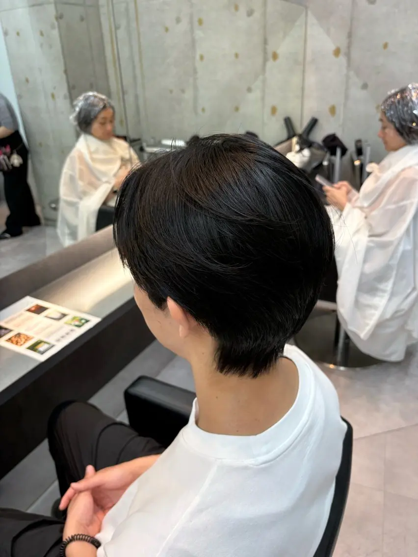 メンズ カット 縮毛矯正 城山 拓実のヘアスタイル