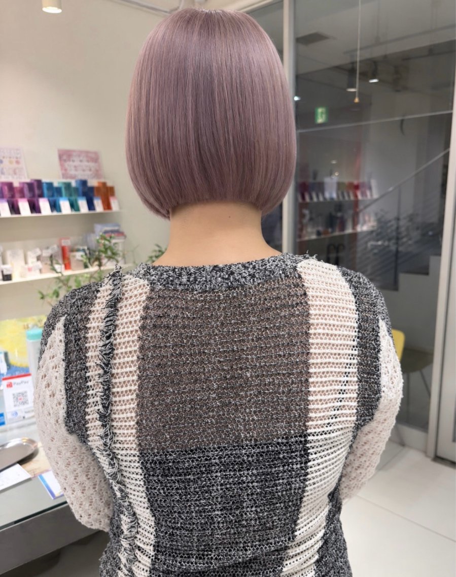 ミディアム カラー ヘアカラー 浅野 匠のヘアスタイル