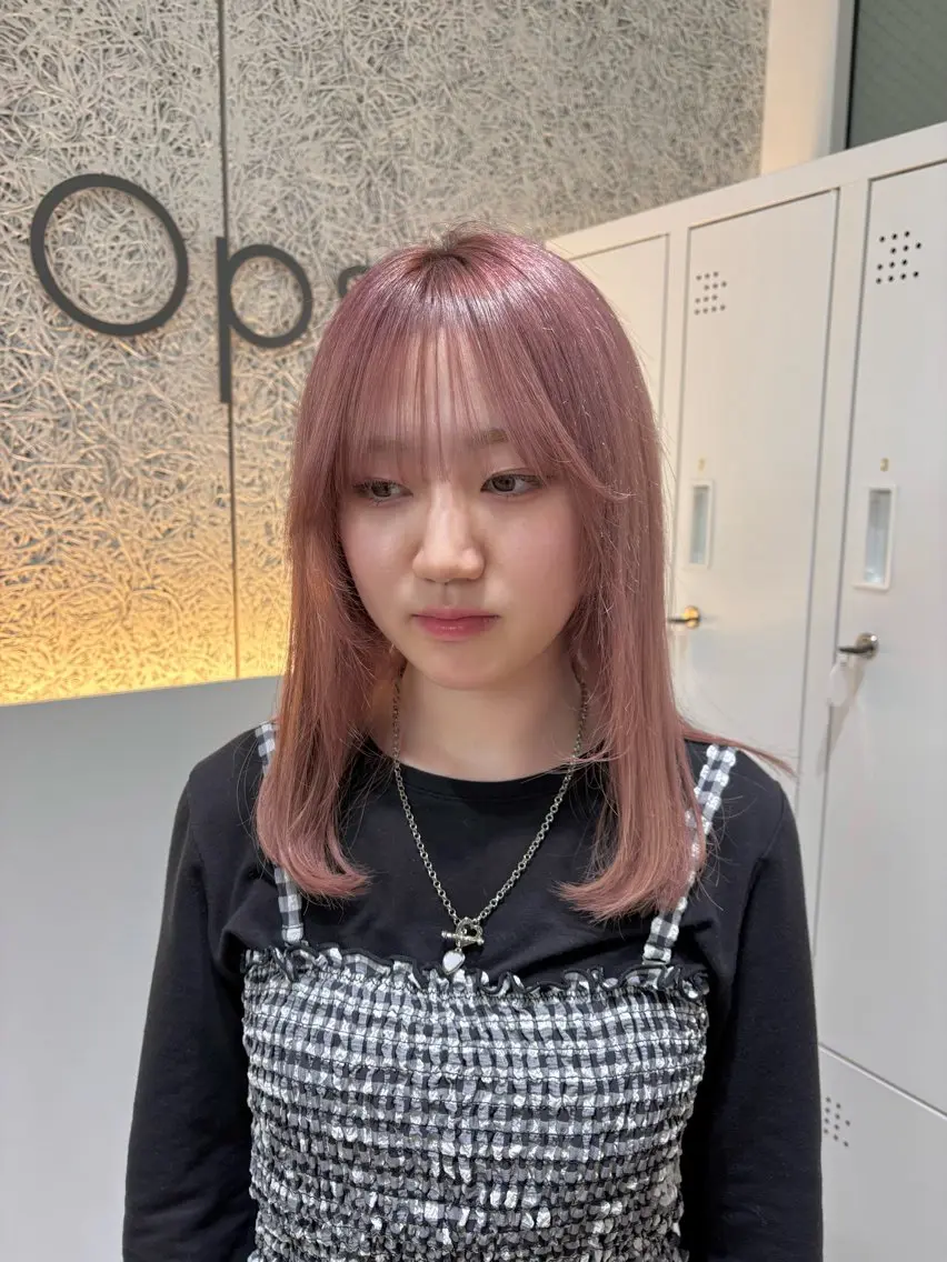 カラー ブリーチ ヘアカラー OPS hair大名 🩵yuna🌙のヘアスタイル