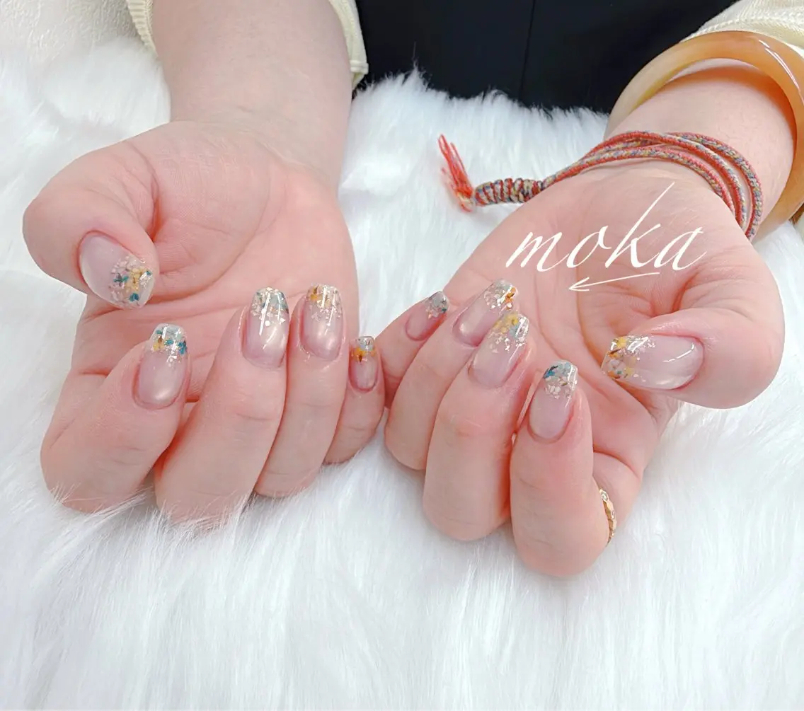 ネイル ハンドネイル ハンドケア 胡蝶蘭レディースサロ ンNailMOKAのネイルデザイン