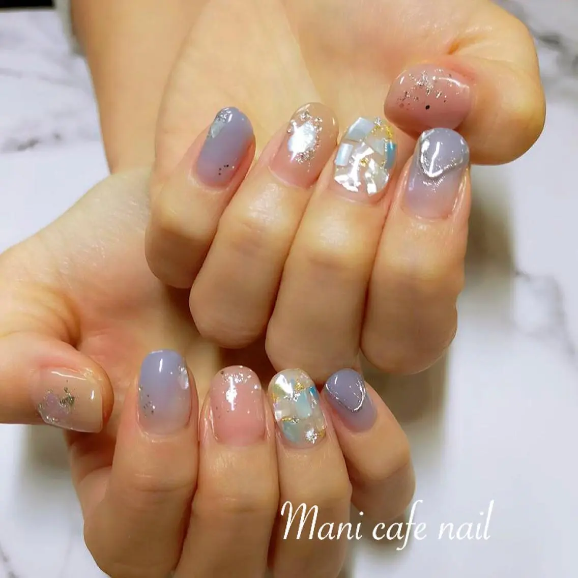 ネイル ハンドネイル Mani cafe nailのネイルデザイン