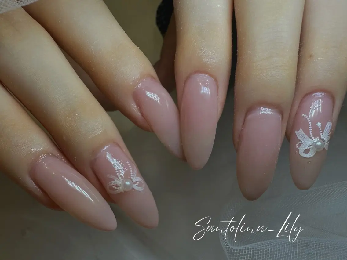 ネイル ハンドネイル Santolina Lilyのネイルデザイン