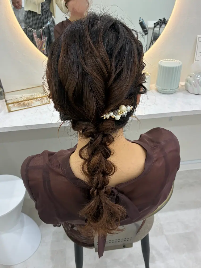 ロング ヘアセット 🫧六本木ヘアセット /ももか🫧のヘアスタイル