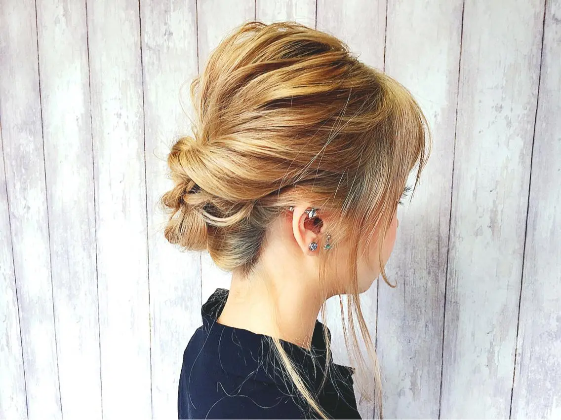 ミディアム セミロング ロング カラー ヘアアレンジ boutique misakiのヘアスタイル