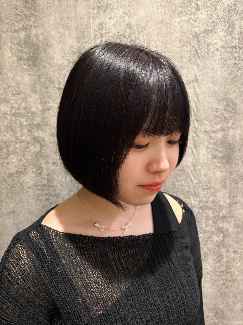 ✧営業後✧ ボブまたはショート練習用カットモデル✂︎✨の写真