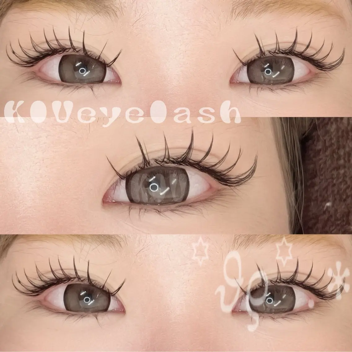 マツエク・マツパ KIUeyelash ✴︎koharuのマツエク・マツパデザイン