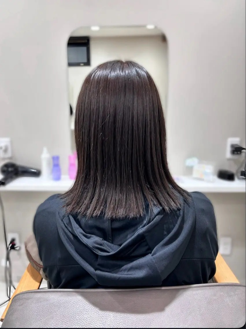 カット✂️+髪質改善縮毛矯正+1stepトリートメント🪼の写真