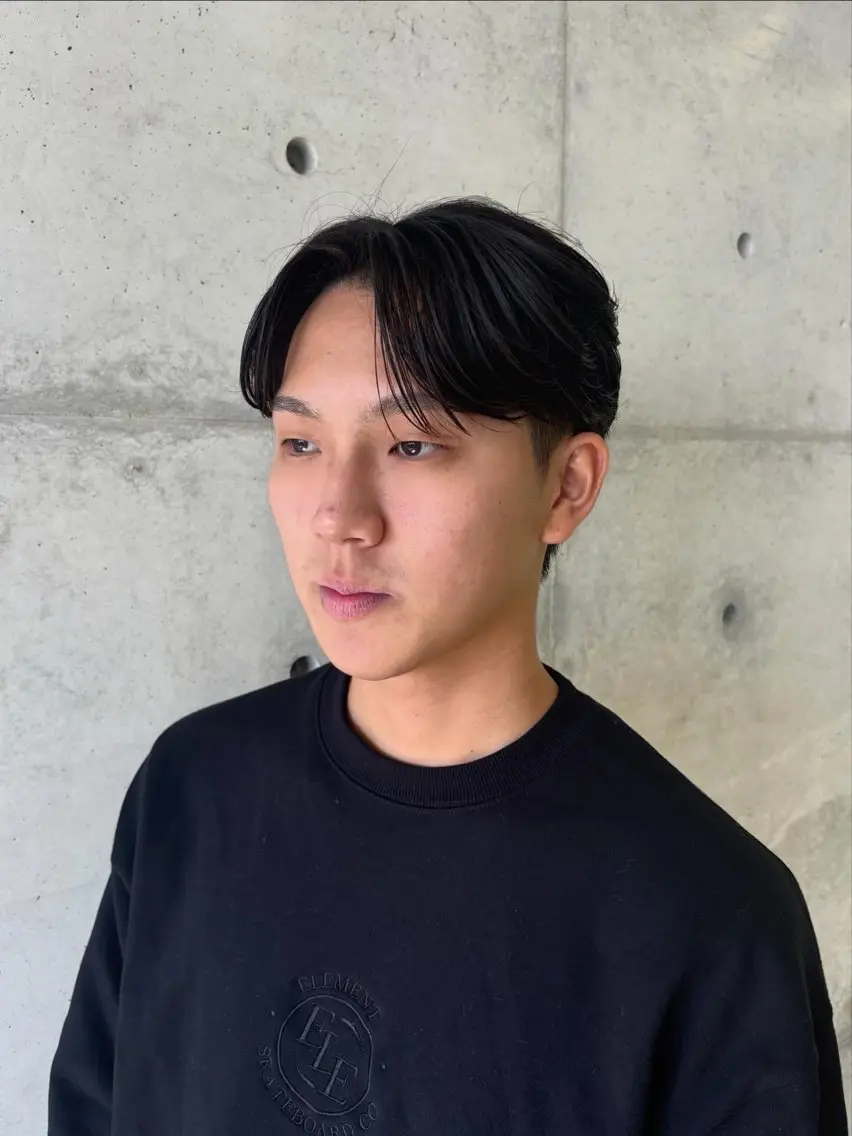 ショート メンズ センターパート カット メンズ特化🫧 YUSUKE🫧のヘアスタイル