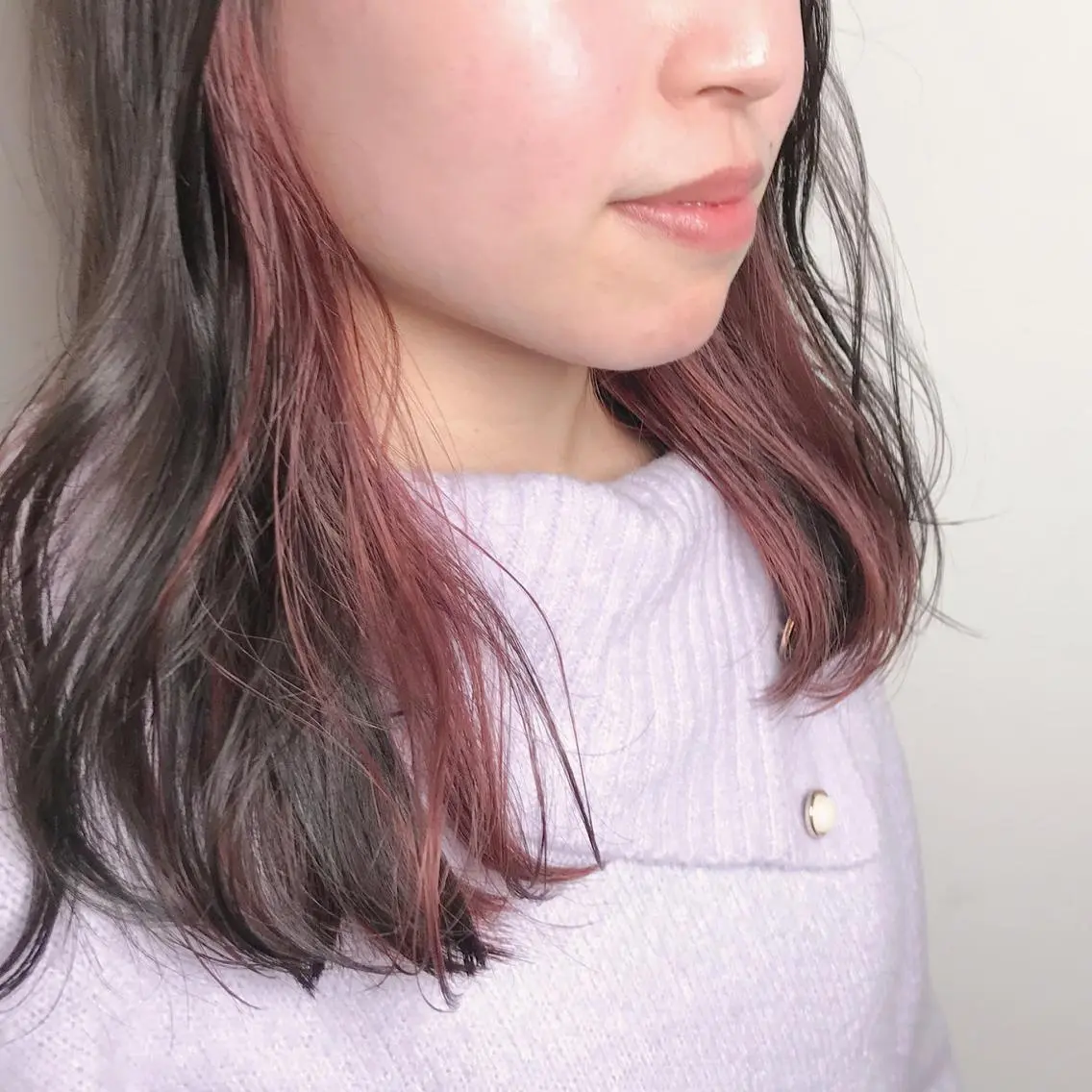 ミディアム カラー 艶カラー⁑ナチュラル ⁑中屋恵美🍃のヘアスタイル