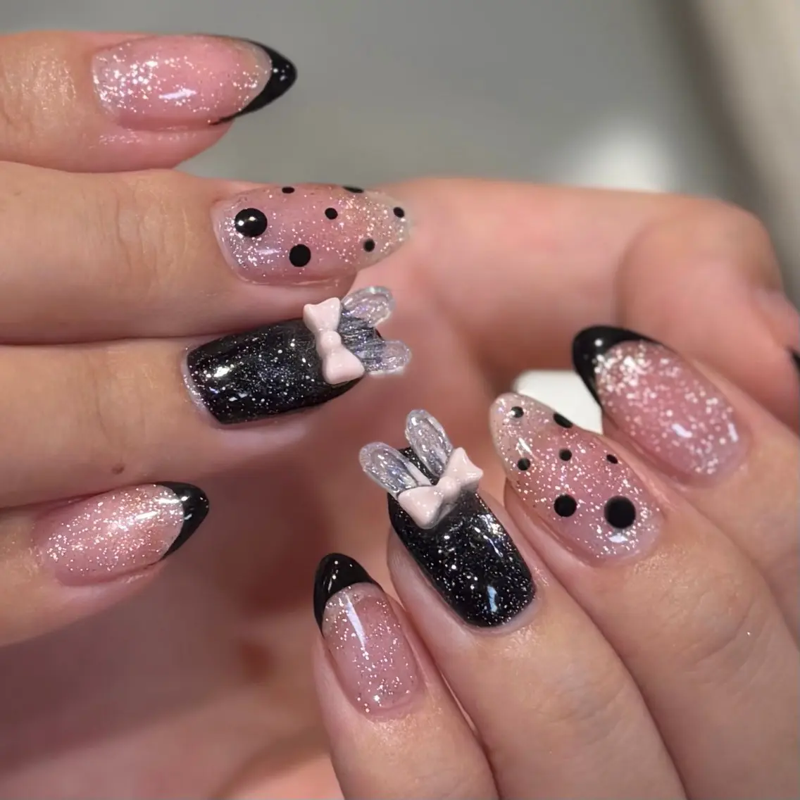 ネイル アートネイル yume 🎀大人ガーリー🎀のネイルデザイン