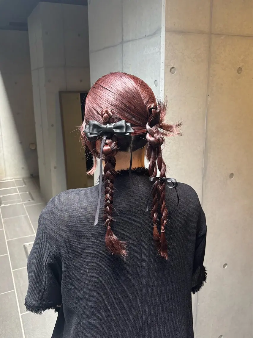 ロング ヘアアレンジ ヘアセット 〖❁ちひろ| LEONID❁〗のヘアスタイル