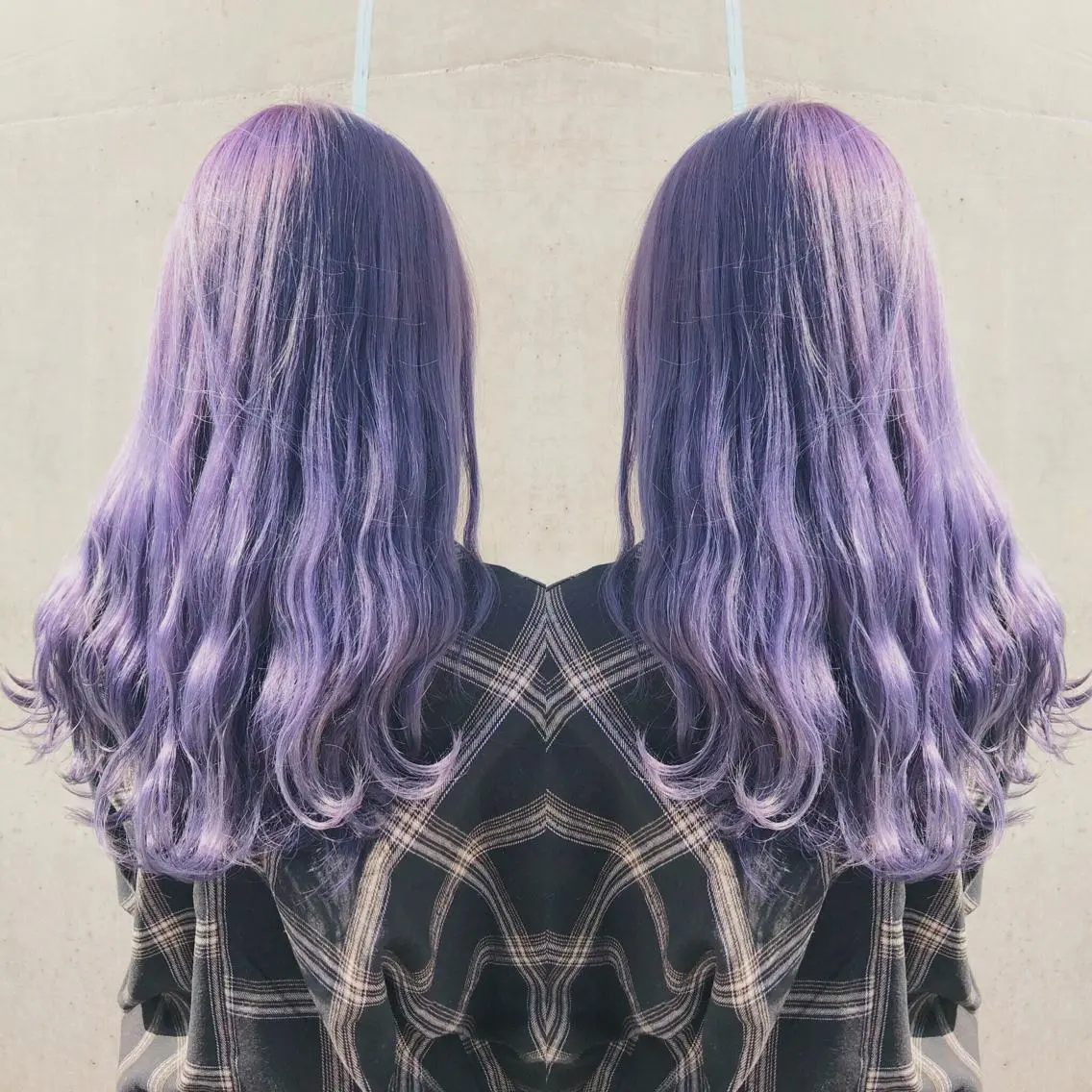ロング カラー ヘアアレンジ ブリーチ バイオレットカラー ミニモお気に入り数 No.1宍戸雄弥のヘアスタイル