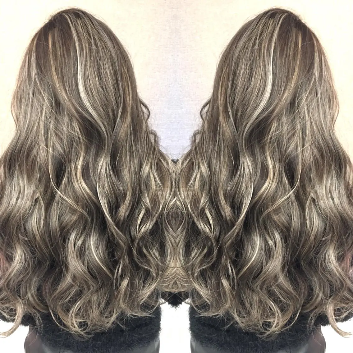 ロング カラー ハイライトカラー 3Dハイライト ハイライト ヘアカラー トリートメント 井上 一平のヘアスタイル