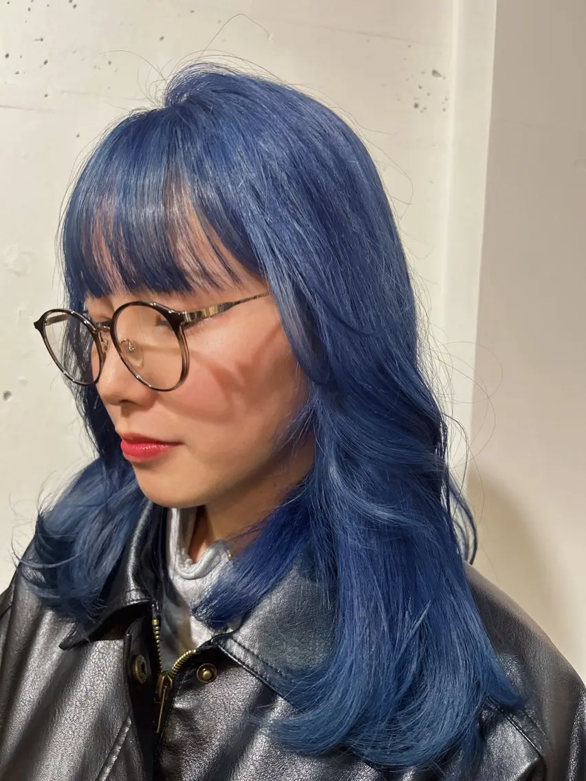 カラー ブリーチ カット｜ボブショート Suzukaのヘアスタイル